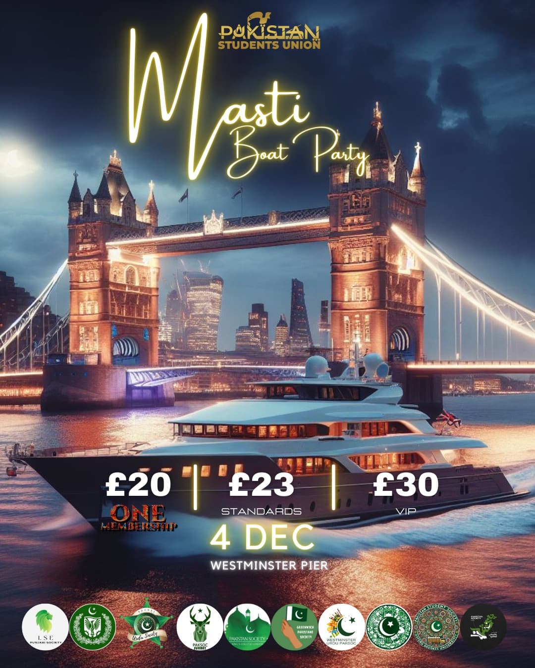 Masti Boat Party poster