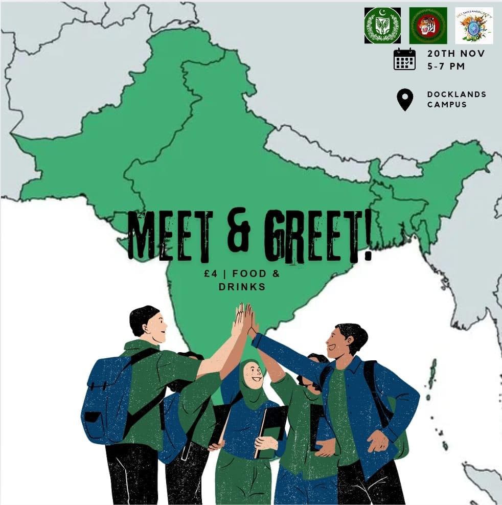 UEL Meet & Greet poster