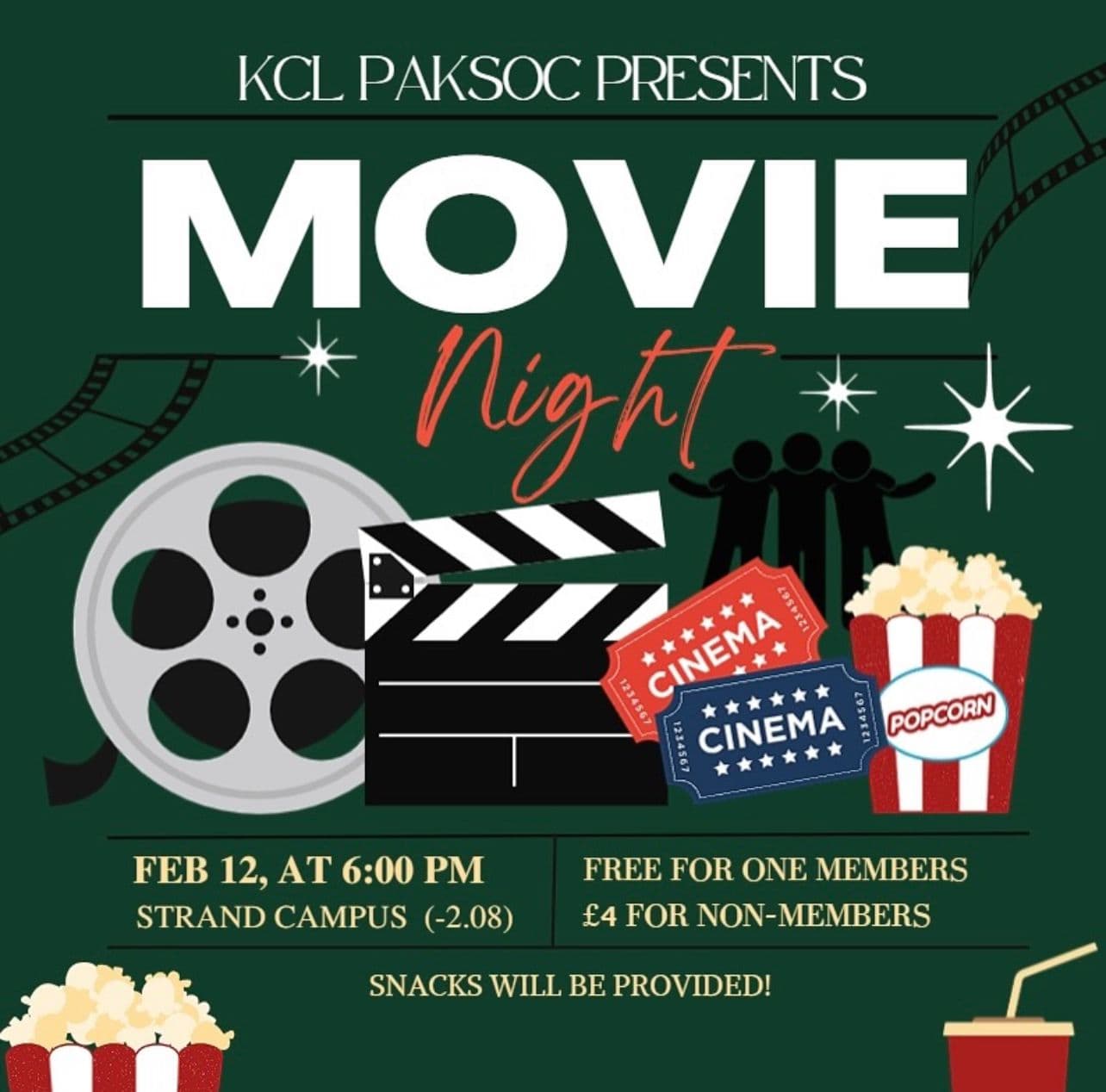 Kingspaksoc Movie Night poster