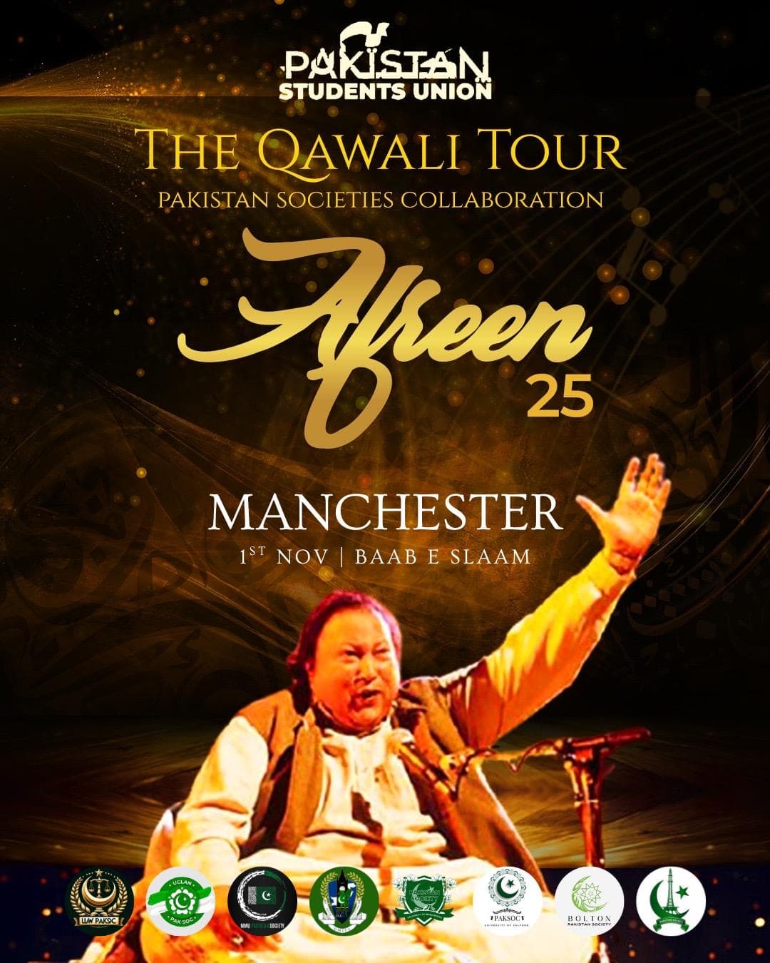 Afreen Manchester 2025 poster