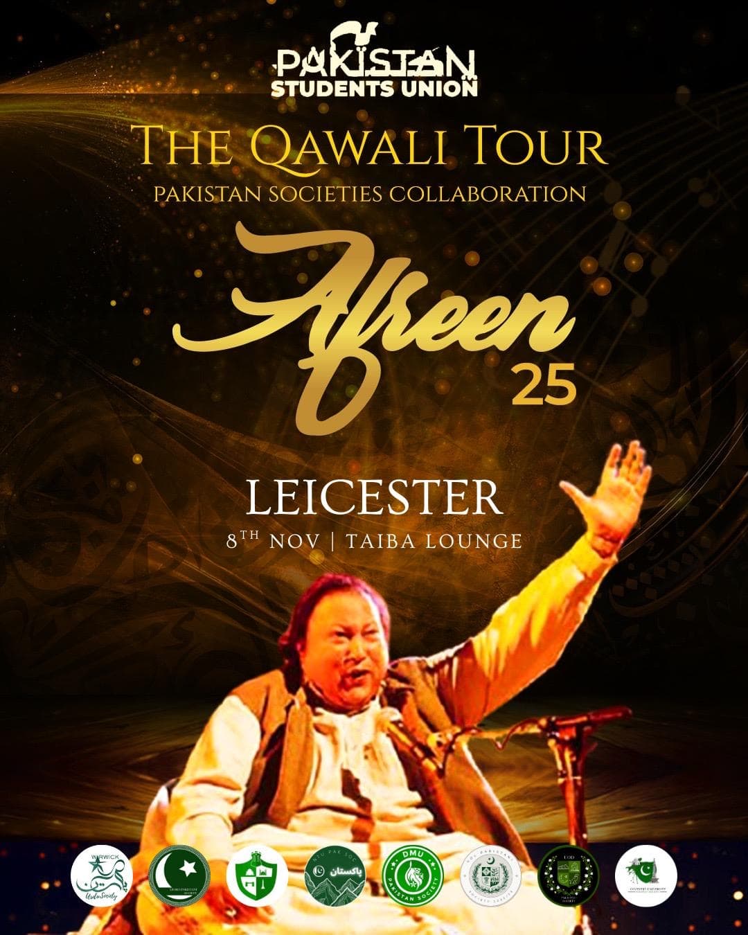 Afreen Leicester 2025 poster