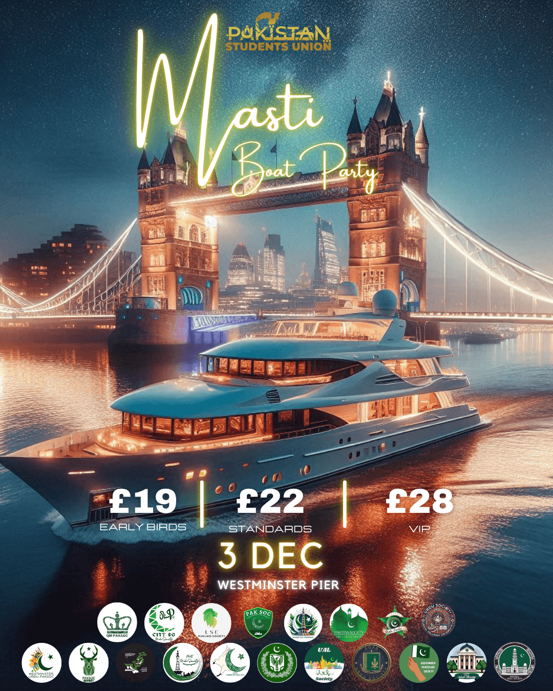 Masti Boat Party poster
