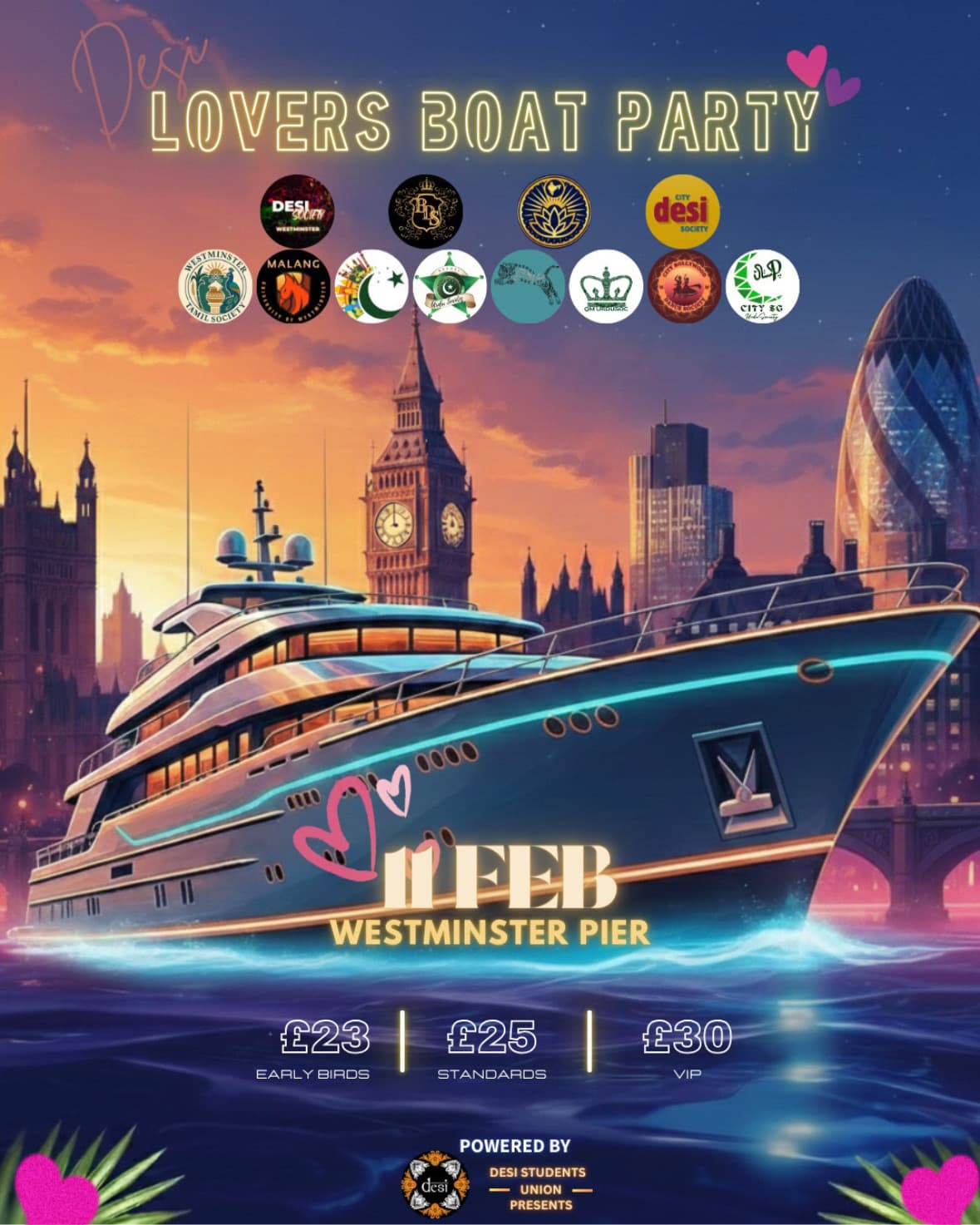 Lovers Boat Party poster