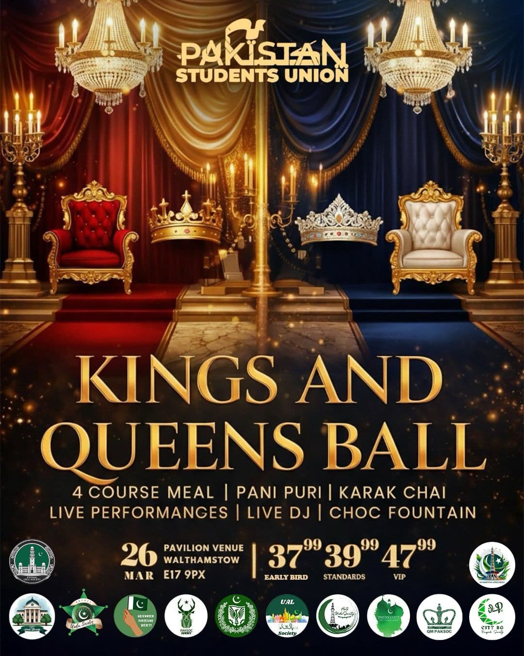 PSU Kings & Queens Ball poster