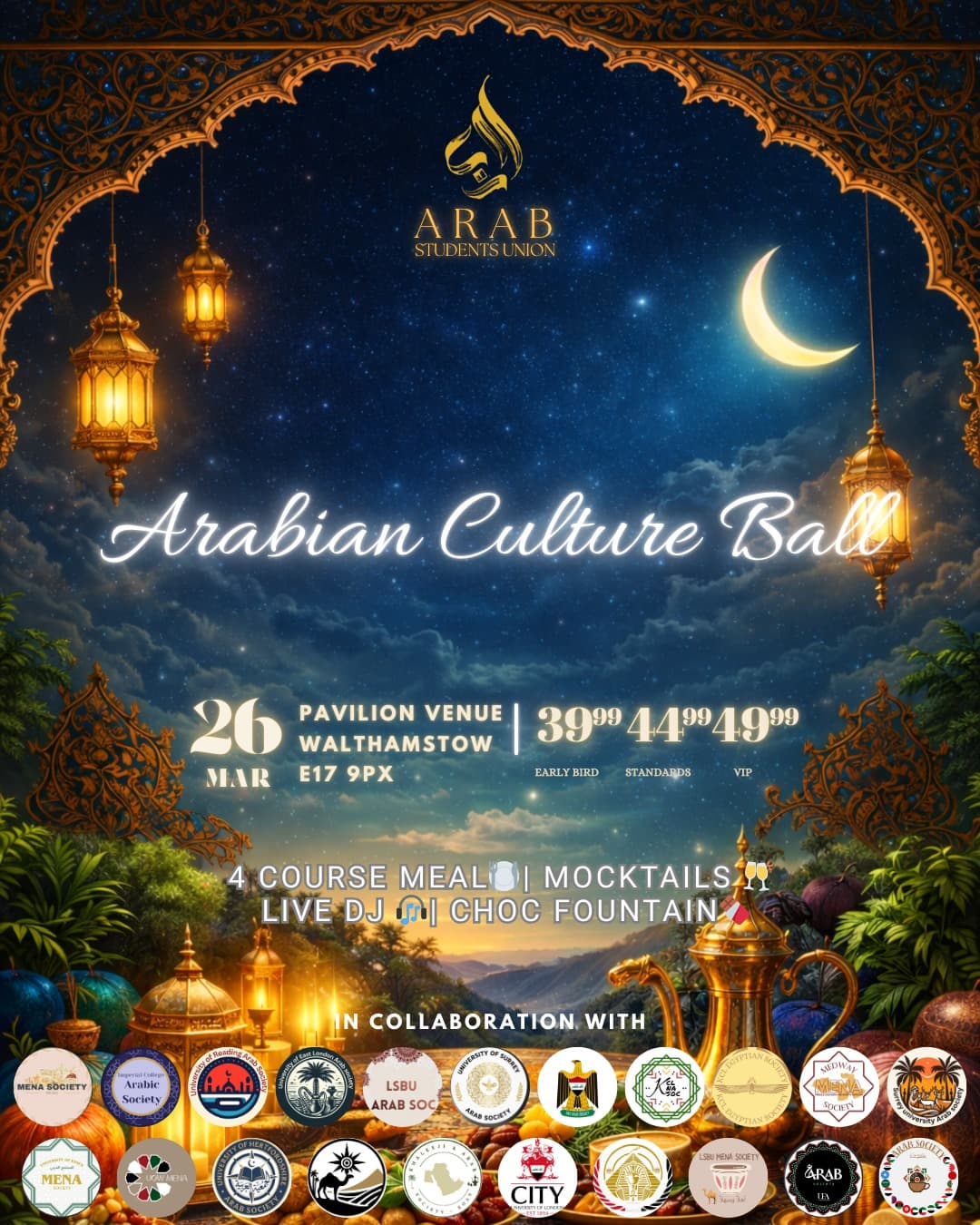 Arabian Cultural Ball 2026 poster